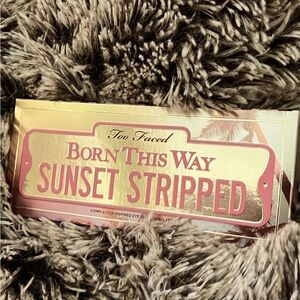 Too Faced born this way Sunset Stripped  NEW in box! Eyeshadow palette!